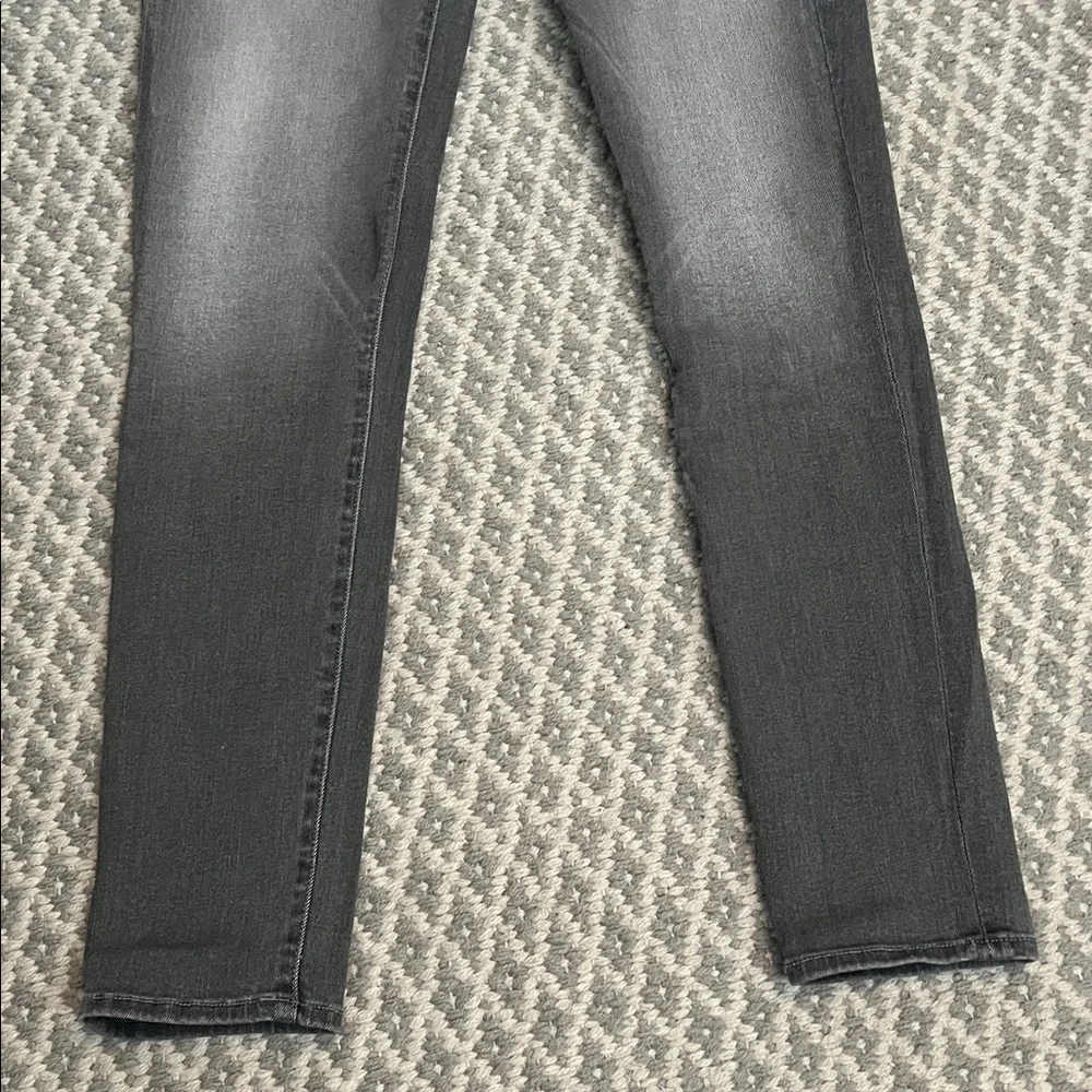 MOTHER High Waisted Looker Jeans Supermoon Grey Gray